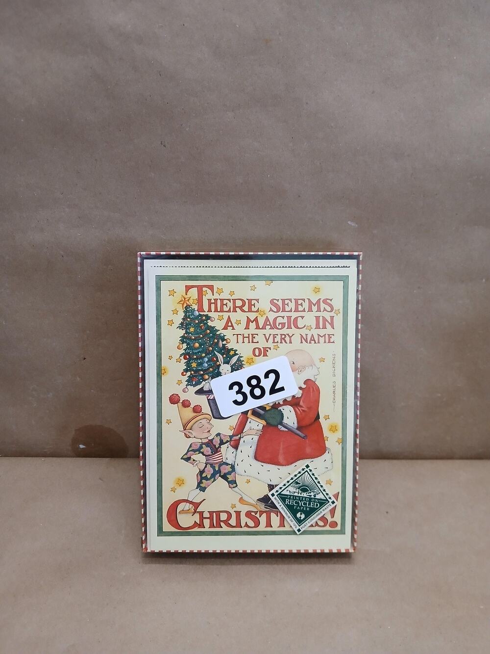 Vintage Mary Engelbreit Christmas Cards Boxed Set 16 Holiday Santa Elf Tree USA